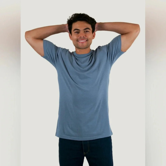 Fresh Clean Threads [2XL]  Wedgewood Tall Crew Neck - Picture 6 of 7